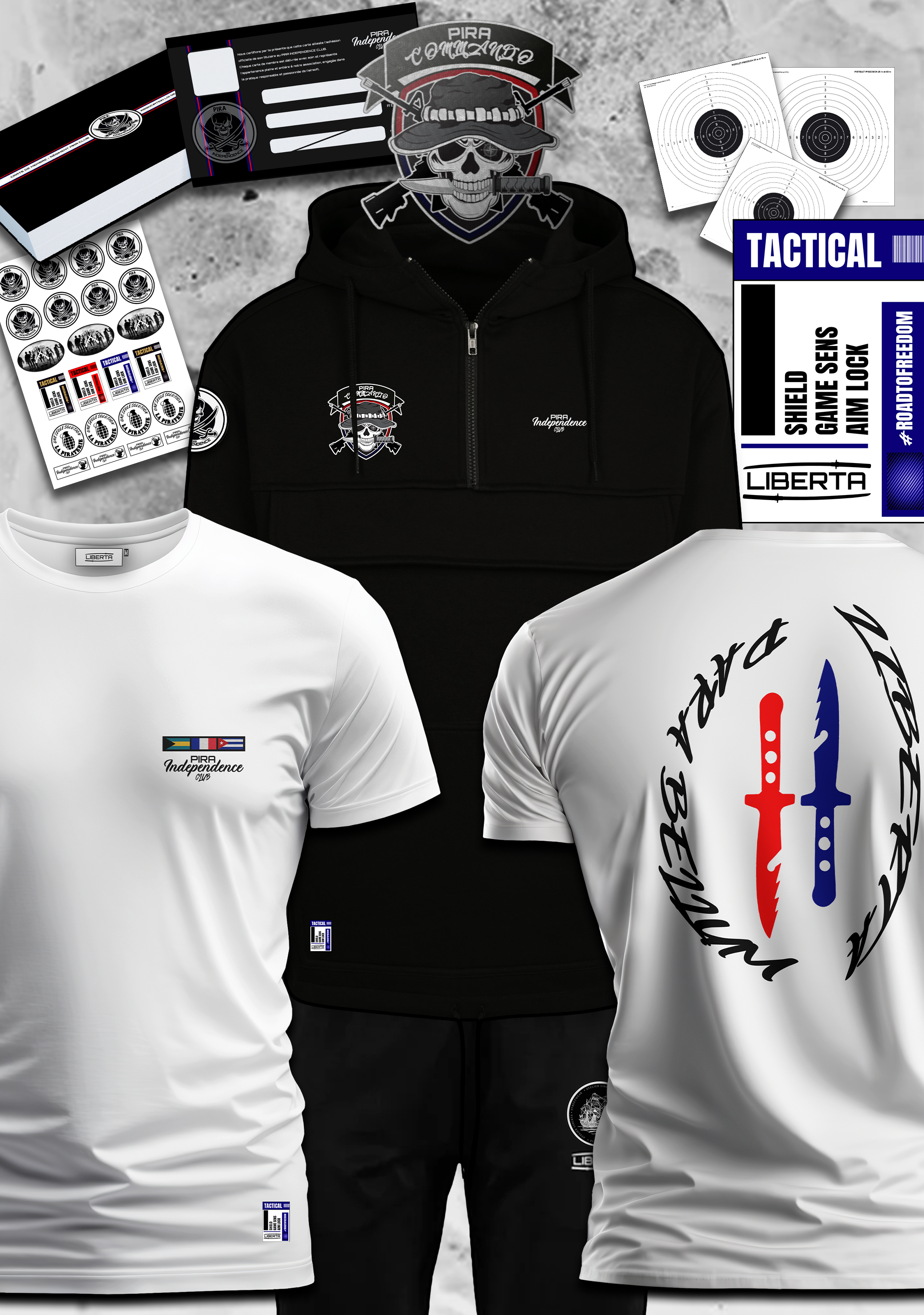 #3 LICENCE COMMANDO BLUE