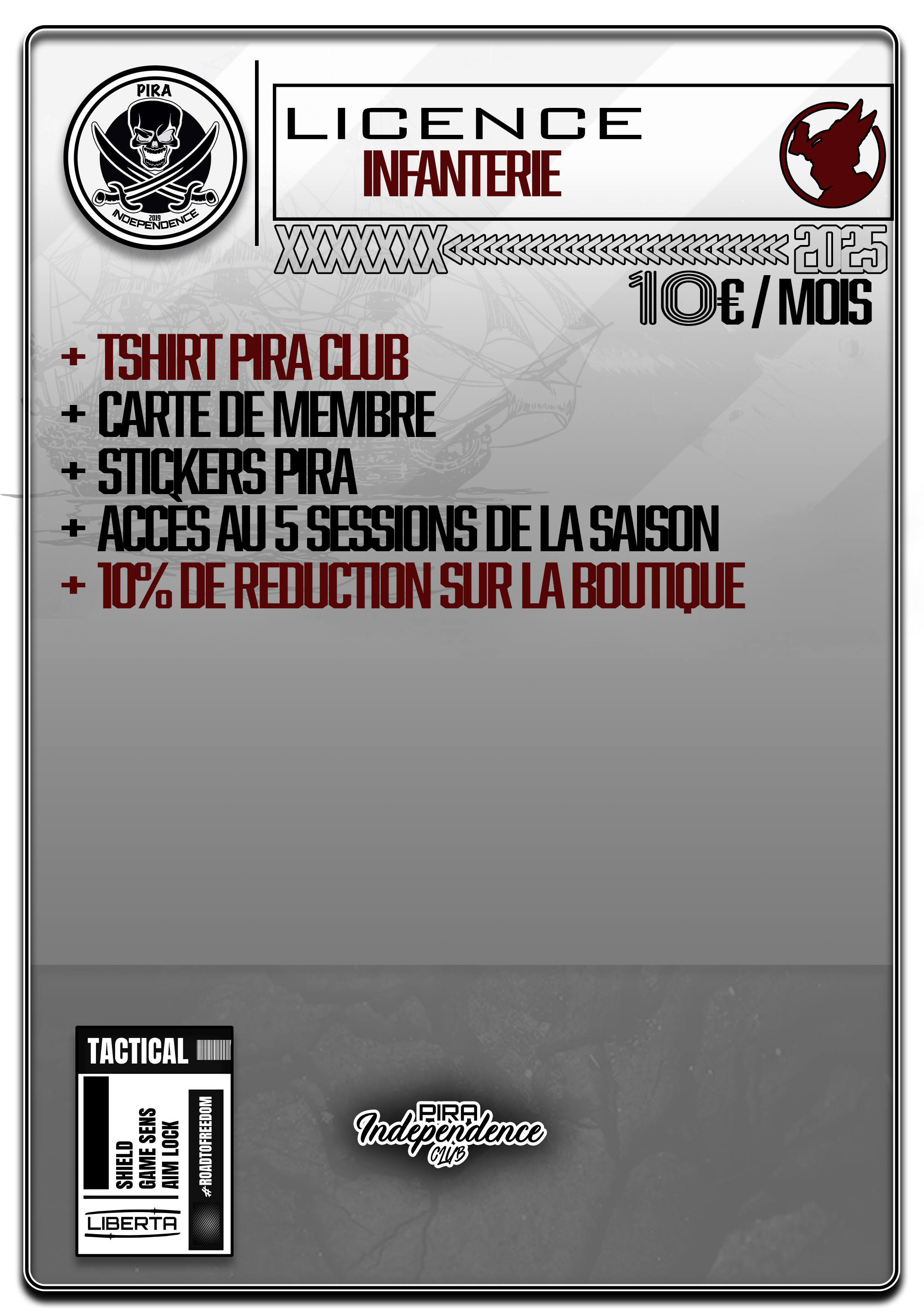 #2 LICENCE INFANTERIE