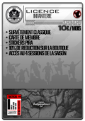 #1 LICENCE INFANTERIE
